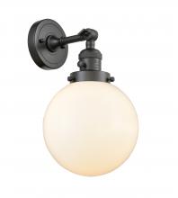 Innovations Lighting 203SW-OB-G201-8-LED - Beacon - 1 Light - 8 inch - Oil Rubbed Bronze - Adjustable Sconce