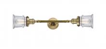 Innovations Lighting 208L-BB-G182S - Canton - 2 Light - 6 inch - Brushed Brass - Adjustable Bath Vanity Light