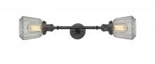Innovations Lighting 208L-OB-G142-LED - Chatham - 2 Light - 7 inch - Oil Rubbed Bronze - Adjustable Bath Vanity Light