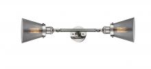 Innovations Lighting 208L-PN-G63 - Cone - 2 Light - 6 inch - Polished Nickel - Adjustable Bath Vanity Light
