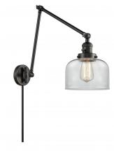 Innovations Lighting 238-BK-G72 - Bell - 1 Light - 8 inch - Matte Black -Adjustable Swing Arm