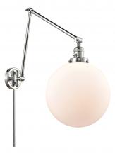 Innovations Lighting 238-PC-G201-12 - Beacon - 1 Light - 12 inch - Polished Chrome -Adjustable Swing Arm
