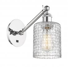 Innovations Lighting 317-1W-PC-G112C-5CL - Cobbleskill - 1 Light - 5 inch - Polished Chrome - Adjustable Sconce