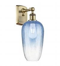 Innovations Lighting 516-1W-AB-G484-7SB - Brookhaven Flute - 1 Light - 7 inch - Antique Brass - Sconce