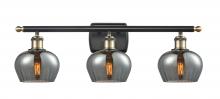 Innovations Lighting 516-3W-BAB-G93 - Fenton - 3 Light - 27 inch - Black Antique Brass - Bath Vanity Light