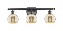 Innovations Lighting 516-3W-OB-G128-6 - Athens - 3 Light - 26 inch - Oil Rubbed Bronze - Bath Vanity Light