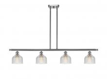 Innovations Lighting 516-4I-SN-G412 - Dayton - 4 Light - 48 inch - Brushed Satin Nickel - Cord hung - Island Light