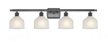 Innovations Lighting 516-4W-BK-G411 - Dayton - 4 Light - 36 inch - Matte Black - Bath Vanity Light