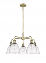 Innovations Lighting 516-5CR-AB-GBD-754 - Bristol - 5 Light - 26 inch - Antique Brass - Chandelier