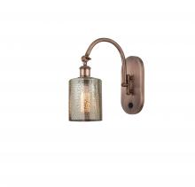 Innovations Lighting 518-1W-AC-G116 - Cobbleskill - 1 Light - 5 inch - Antique Copper - Adjustable Swing Arm
