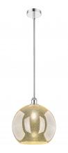Innovations Lighting 616-1S-PC-G128-14 - Athens - 1 Light - 14 inch - Polished Chrome - Cord hung - Pendant