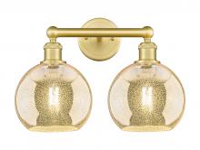 Innovations Lighting 616-2W-SG-G128-8 - Athens - 2 Light - 17 inch - Satin Gold - Bath Vanity Light
