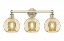 Innovations Lighting 616-3W-AB-G128-8 - Athens - 3 Light - 26 inch - Antique Brass - Bath Vanity Light