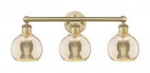 Innovations Lighting 616-3W-BB-G128-6 - Athens - 3 Light - 24 inch - Brushed Brass - Bath Vanity Light
