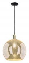 Innovations Lighting 716-1P-BAB-G128-14 - Athens - 1 Light - 14 inch - Black Antique Brass - Cord hung - Mini Pendant