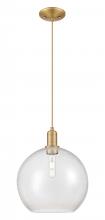 Innovations Lighting 716-1P-BB-G124-12 - Athens - 1 Light - 12 inch - Brushed Brass - Cord hung - Mini Pendant