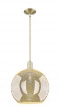 Innovations Lighting 716-1S-AB-G128-12 - Athens - 1 Light - 12 inch - Antique Brass - Stem hung - Mini Pendant