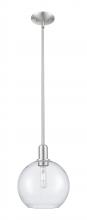 Innovations Lighting 716-1S-SN-G124-10 - Athens - 1 Light - 10 inch - Brushed Satin Nickel - Stem hung - Mini Pendant
