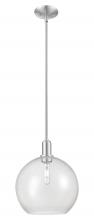 Innovations Lighting 716-1S-SN-G124-12 - Athens - 1 Light - 12 inch - Brushed Satin Nickel - Stem hung - Mini Pendant