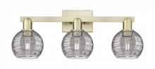 Innovations Lighting 716-3W-AB-G1213-6SM - Athens Deco Swirl - 3 Light - 26 inch - Antique Brass - Bath Vanity Light