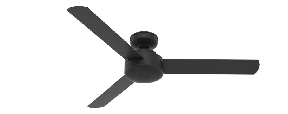 Hunter 52 inch Presto Matte Black Ceiling Fan and Wall Control