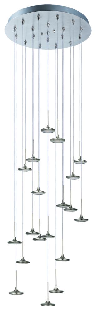 Disc-Flush Mount Chandelier